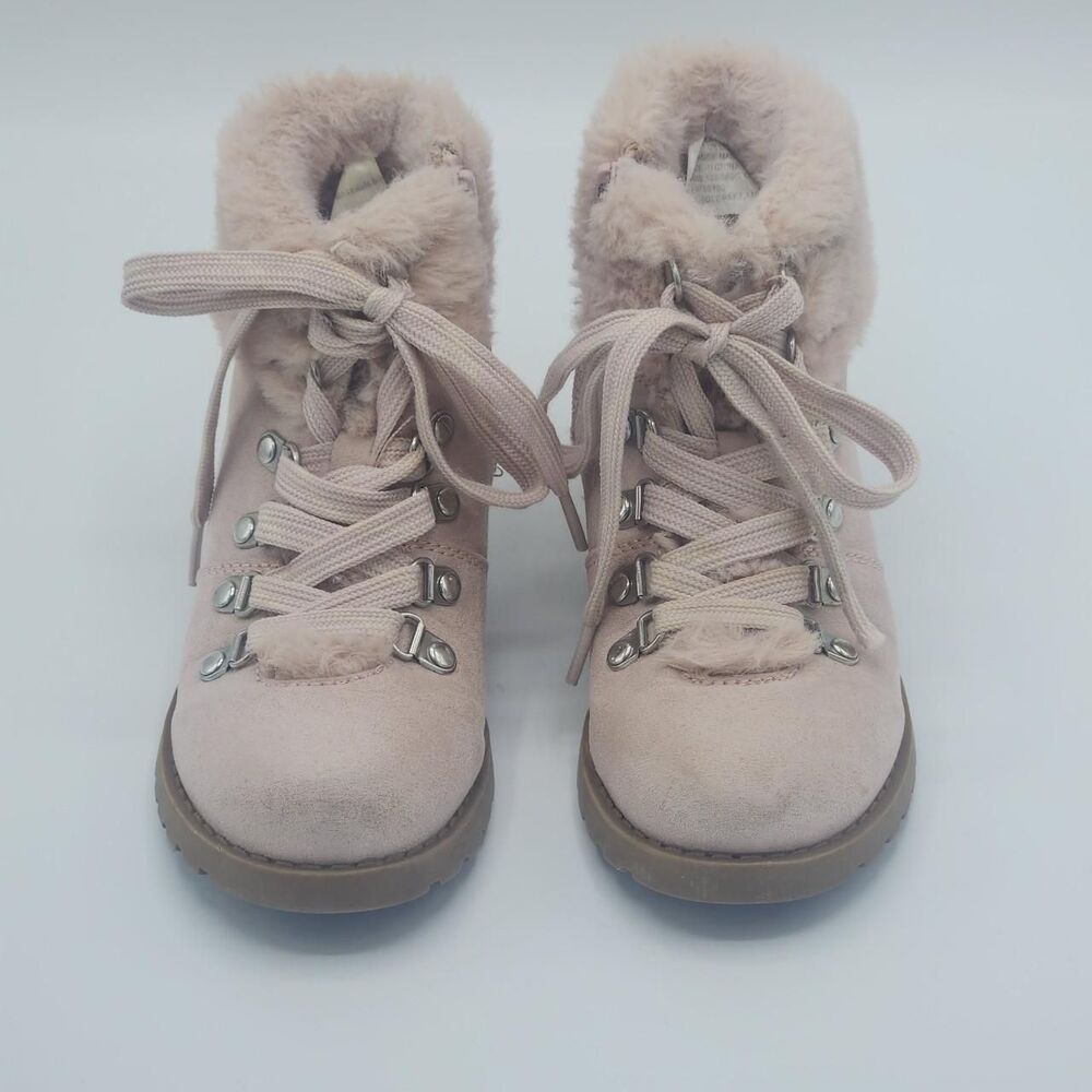 Calistoga Toddler Sz 12 Faux Fur-Lined Pink Fall/Winter Boots